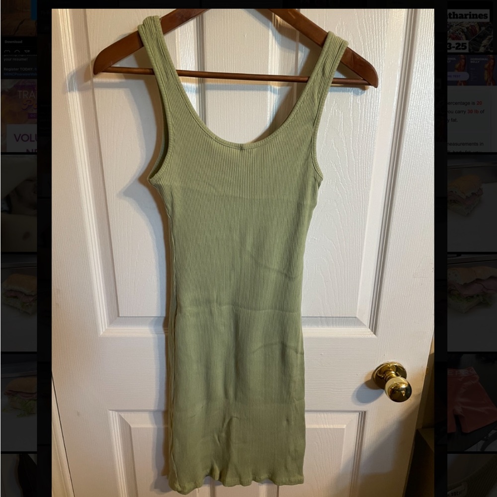 Olive Green BodyCon Dress